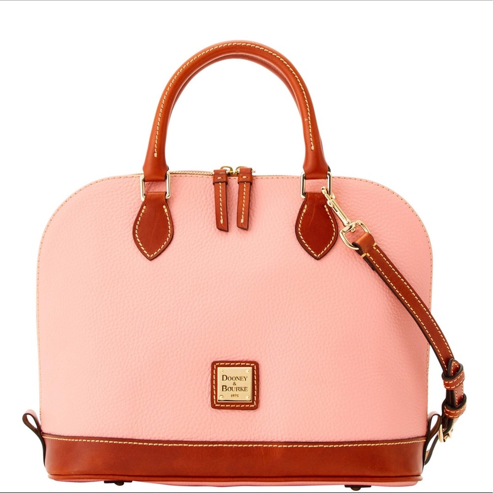 Dooney & Bourke Pebble Grain Zip Zip Satchel